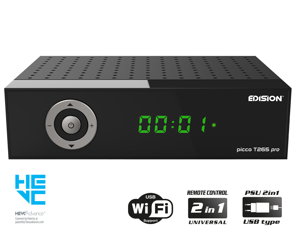 EDISION PICCO T265 pro HD Terrestrial TV Receiver DVB-T2