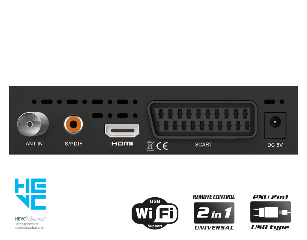EDISION PICCO T265 pro HD Terrestrial TV Receiver DVB-T2