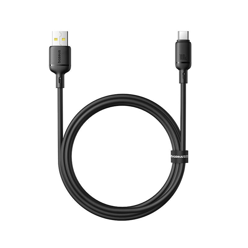 Baseus Cable USB-C to USB-A Silky Series 1.0m 100W Black