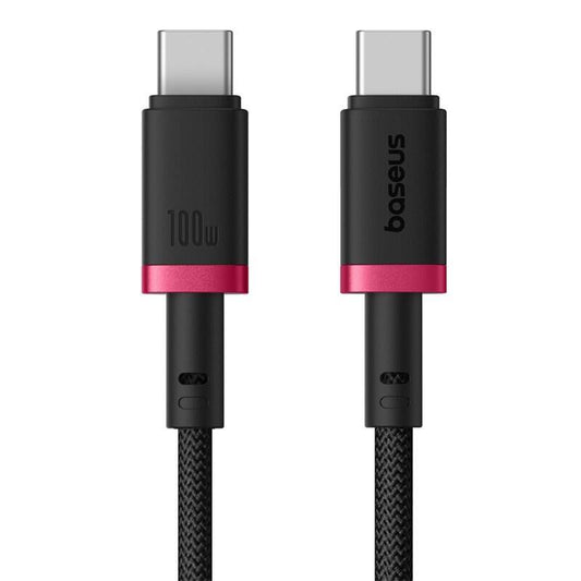 Baseus Cable USB-C to USB-C Dura Braided 1.0m 100W Black+Red
