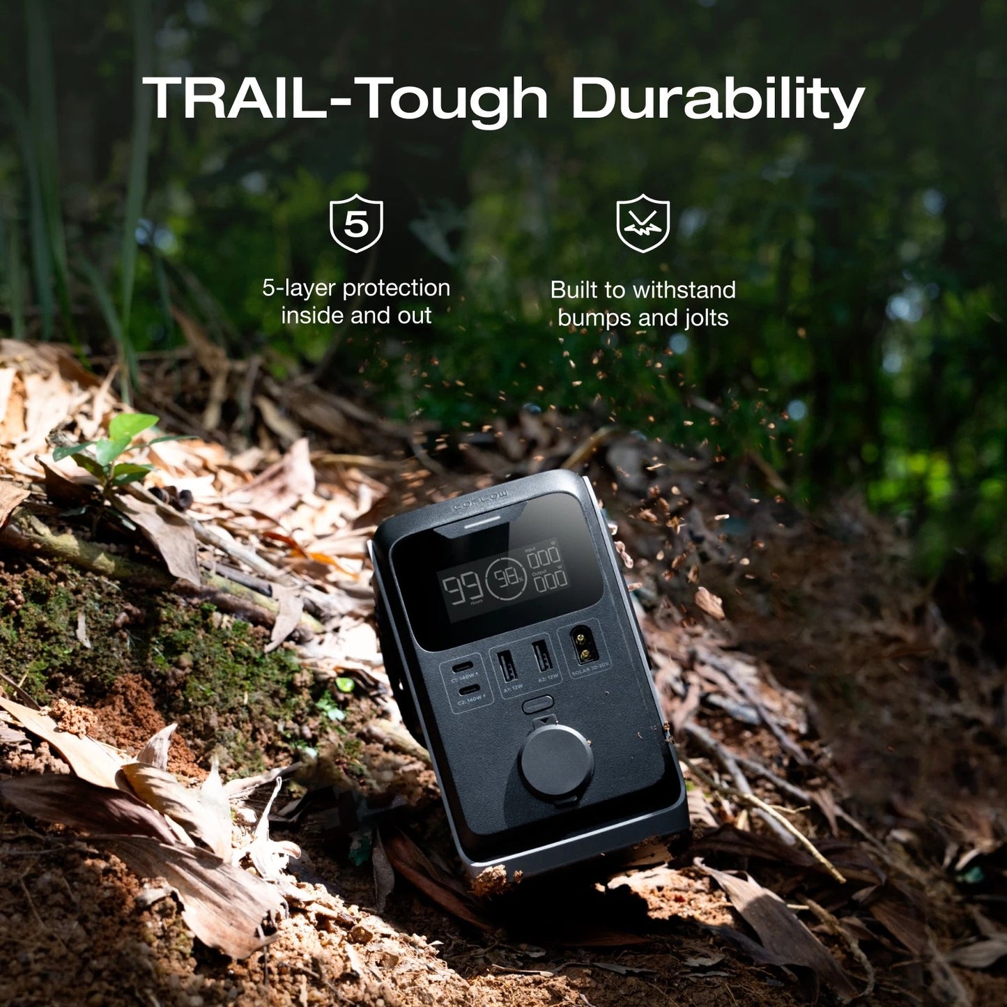 EcoFlow Trail 300 DC Portable Power Station 288WH