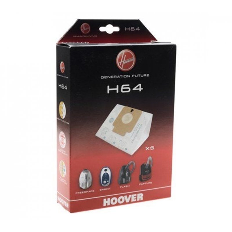 Hoover H64 Vacuum Cleaner Bags x5