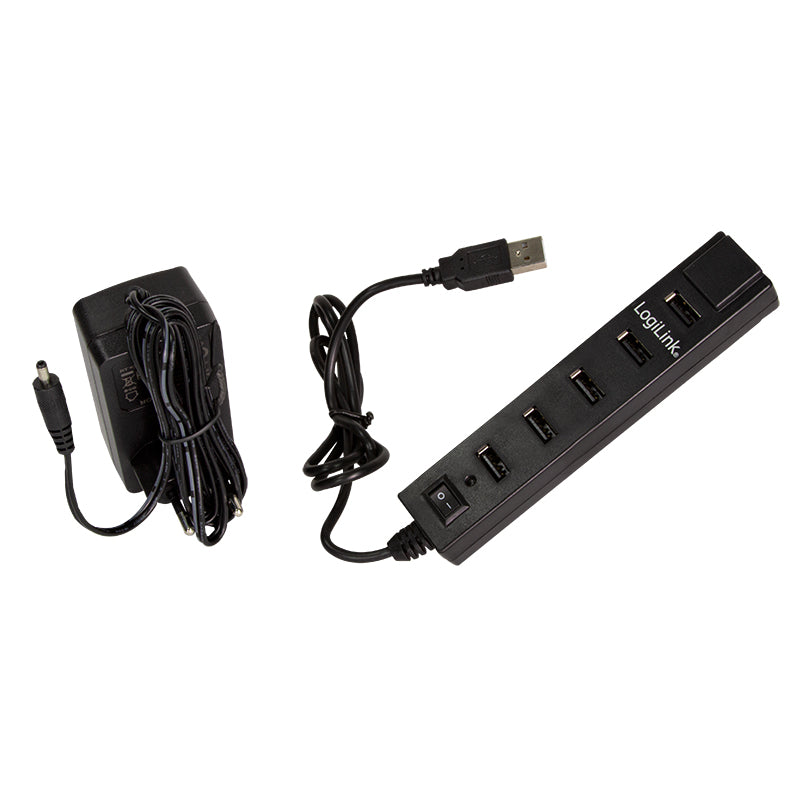 LOGILINK, UA0124 LL Hub USB2.0 7-port 480Mbps