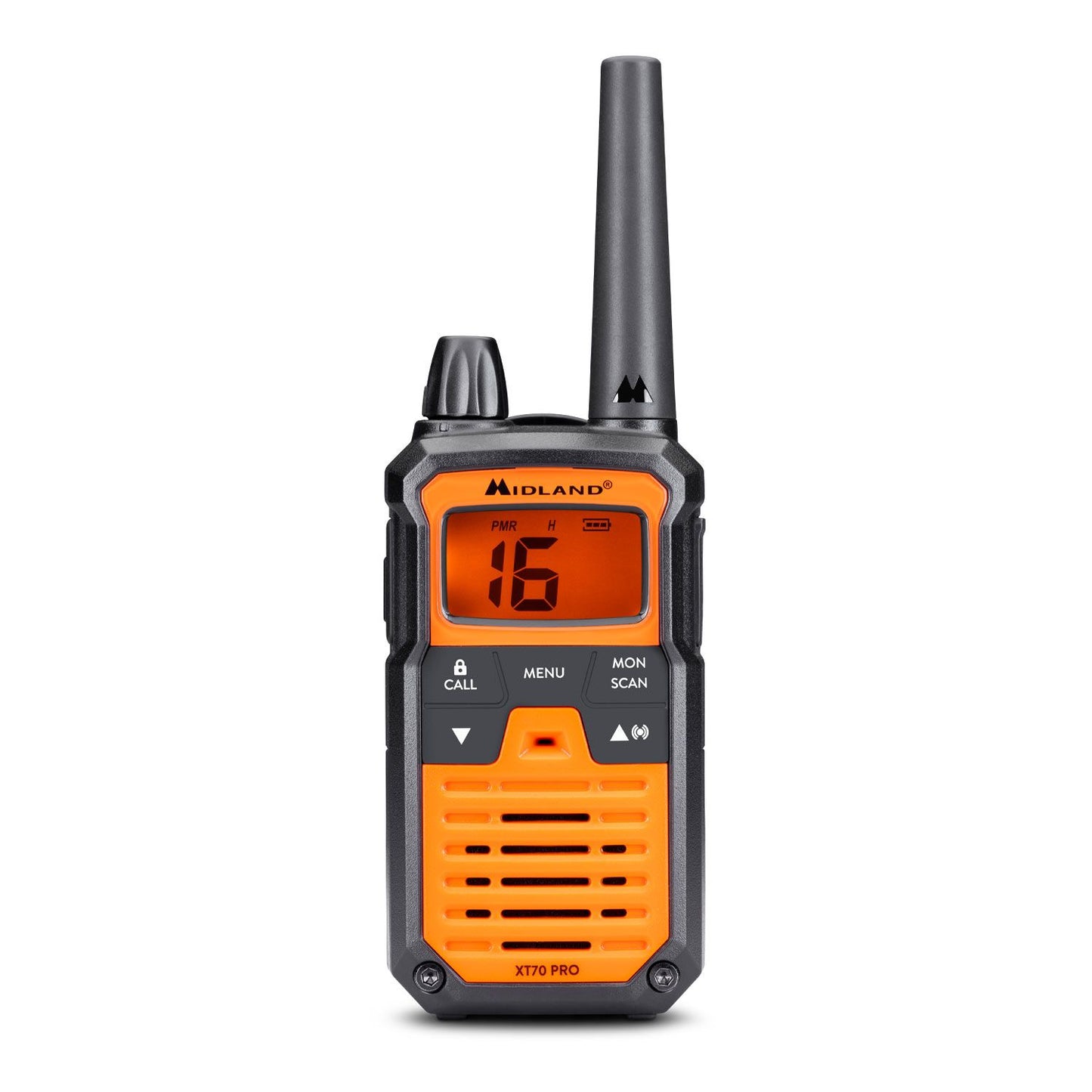 Midland XT70 Pro Hobby & Work Radio Walkie Talkies incl 2x Earphones, 2x Lanyards & Carry Case