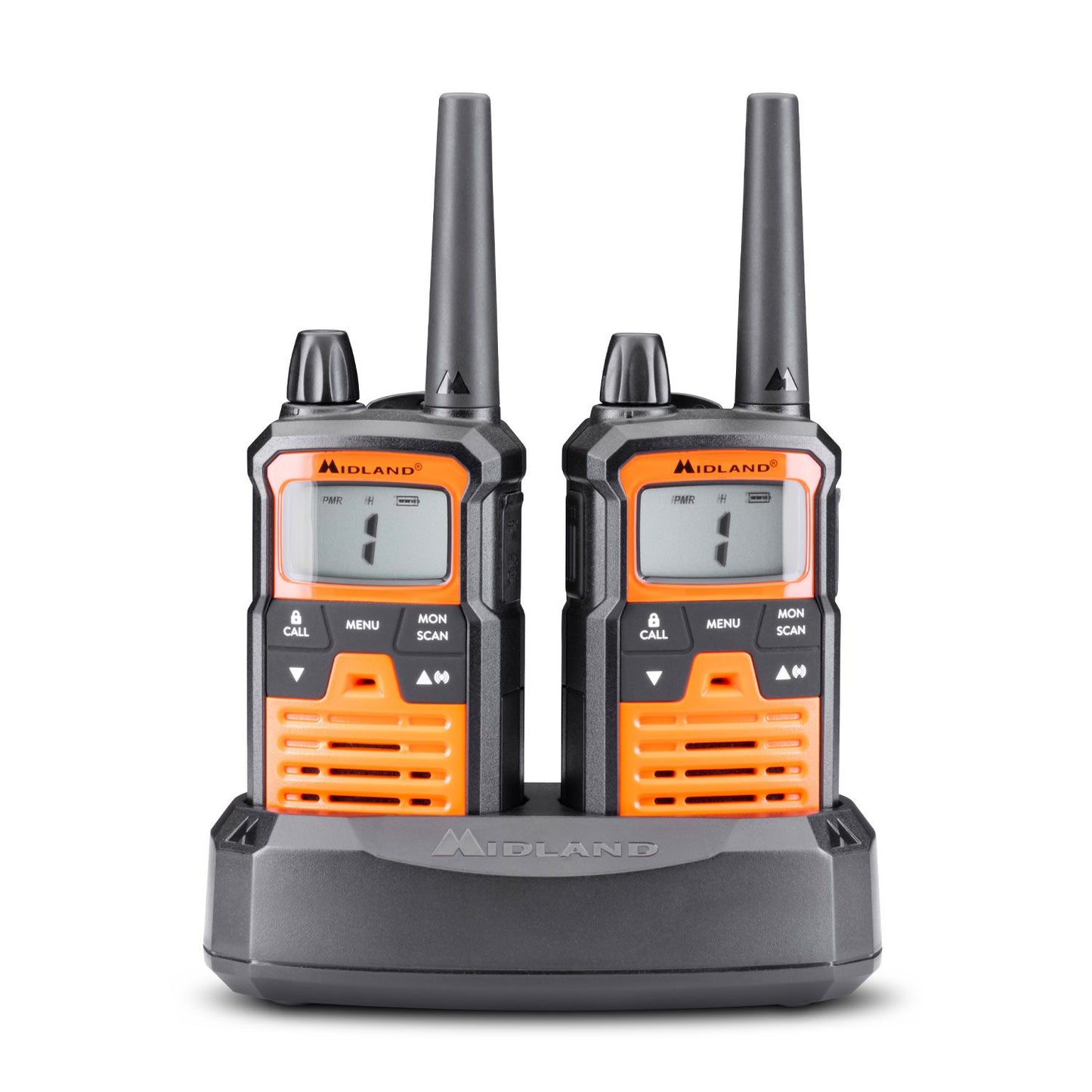 Midland XT70 Pro Hobby & Work Radio Walkie Talkies incl 2x Earphones, 2x Lanyards & Carry Case