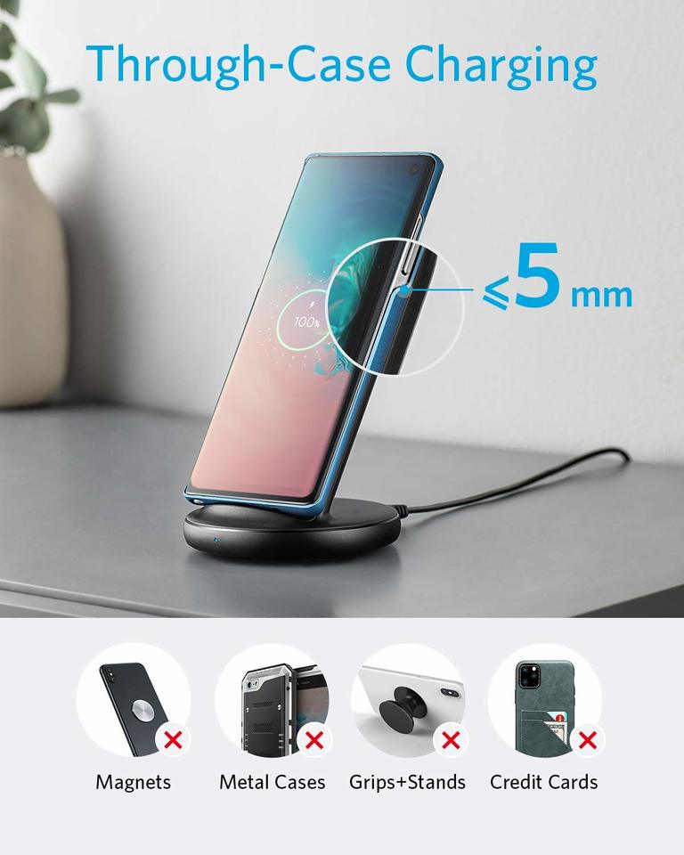 Anker PowerWave II 15W Wireless Stand Black