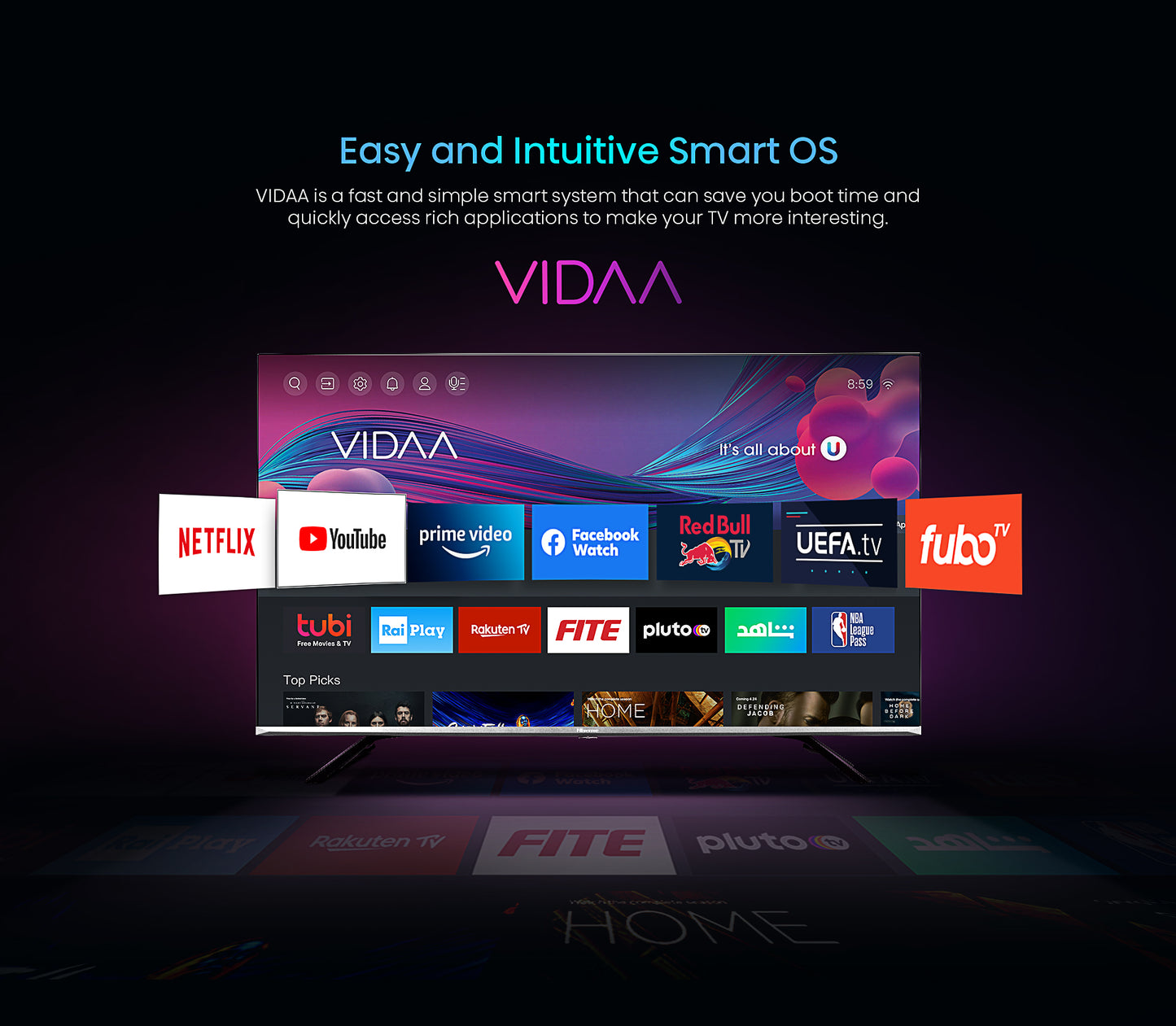 Hisense 50E76GQ 50'' 4K Smart QLED TV