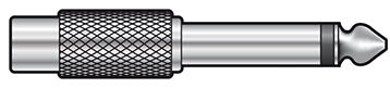 QTX 6.3mm Plug-RCA Skt Adaptor 757.141UK