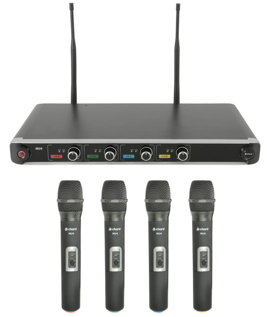 Chord NU4-H Quad UHF System-Handheld 171.843UK