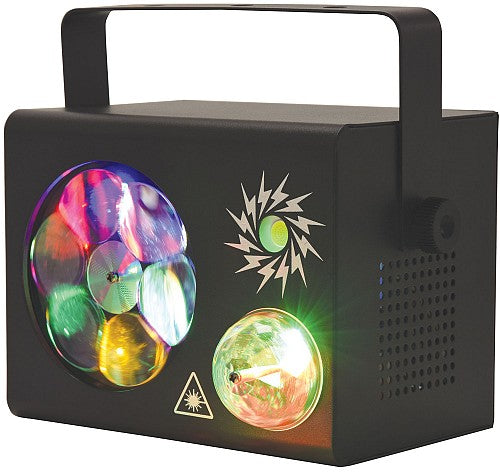 QTX Gobo Fireflash 4in1 LED Laser Effect 151.742UK