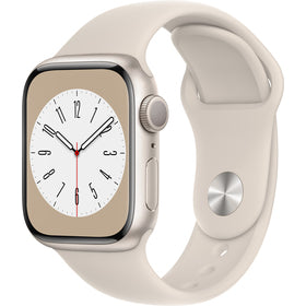 Apple Watch 8 Smartwatch  Alu Case 41mm Starlight EU MNP63CS/A