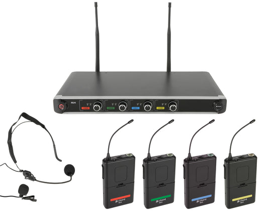 Chord NU4-N Quad UHF System-Neck/Lapel 171.844UK