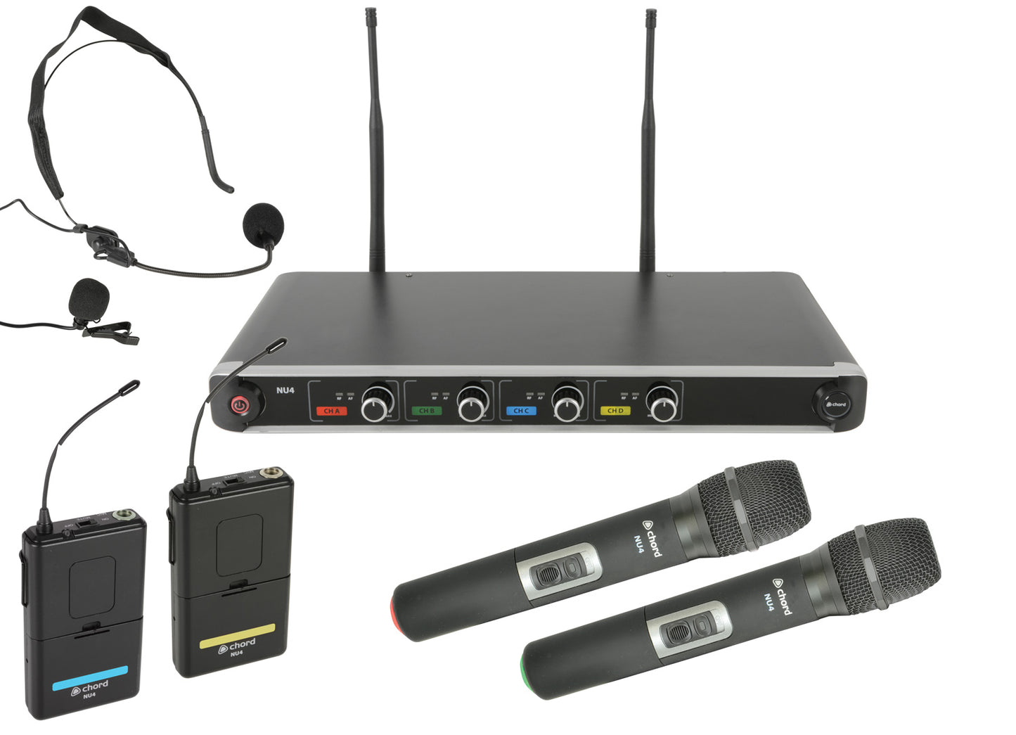 Chord NU4-C Quad UHF System-Combo 171.845UK