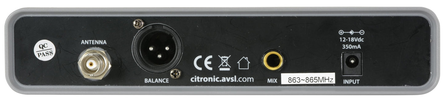 Citronic RU105-N Multi-UHF Neckband/Lavalier System 171.973UK