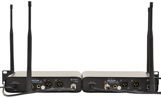 Chord SU20 BY Handheld UHF Mics 864.8+863.1 171.908UK