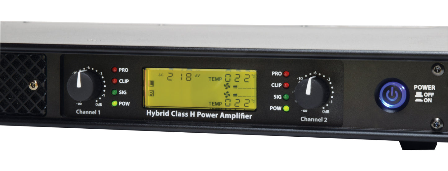 Citronic H2400 Hybrid Amp 2x600W/8ohm 172.124UK