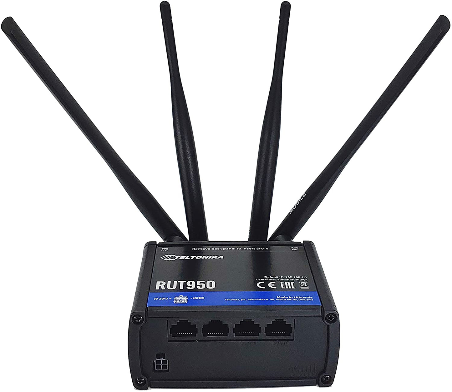 TELTONIKA RUT950 PROFESSIONAL 4G/LTE DUAL SIM CELLULAR ROUTER