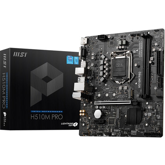 MSI H510M PRO MICRO ATX MOTHERBOARD LGA1200