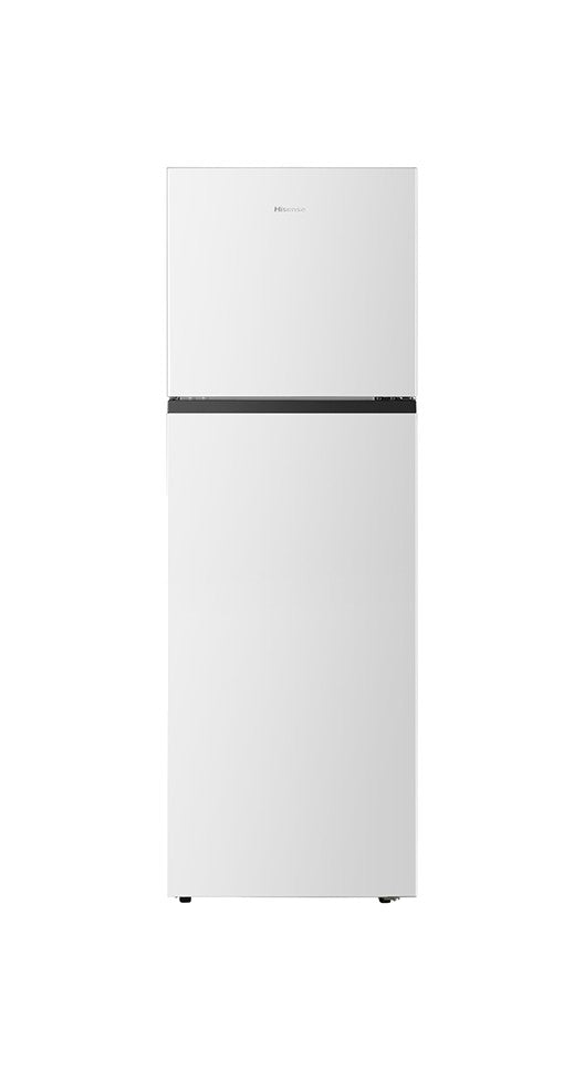 HISENSE RT327N4AWF Double Door Refrigerator, White
