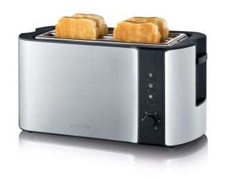 SEVERIN TOASTER AT 2590, 4 SLICES, 1400W, STAINLESS STEEL