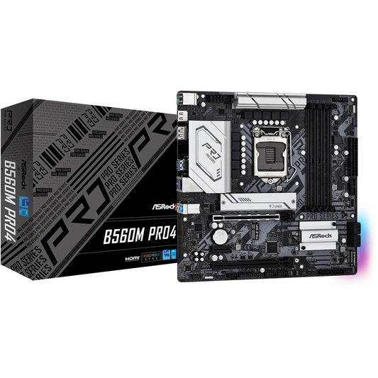 ASROCK B560M PRO4 MOTHERBOARD MICRO ATX INTEL LGA1200