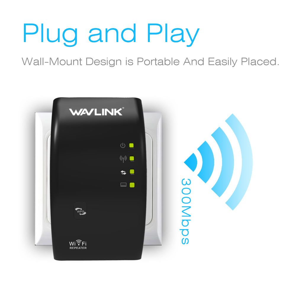 WavLink WN518W2 N300 WiFi Range Extender/AP UK