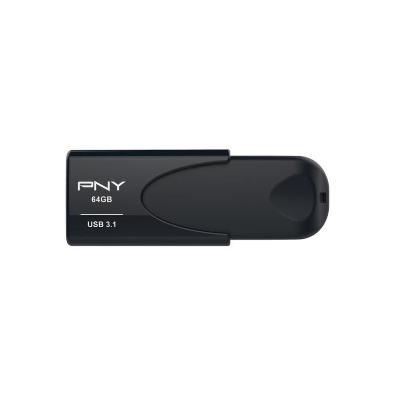PNY Attache 4 USB 3.1 Stick 64GB Black