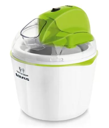 TAURUS 969000000 TASTY'N'CREAM ICE CREAM MACHINE WHITE/GREEN