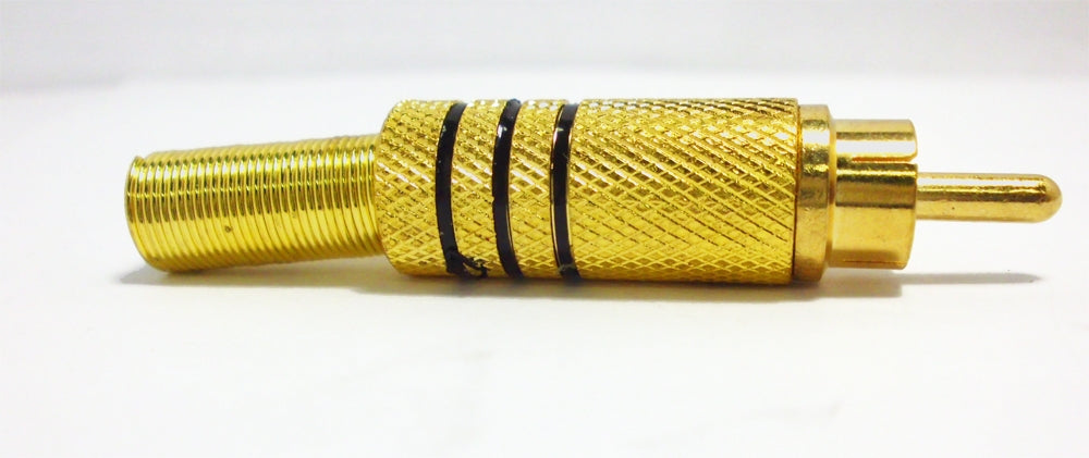 DigitMX DMX-RCAB RCA Plug Gold Black