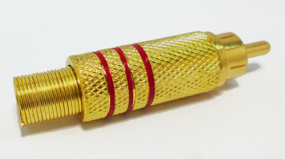 DigitMX DMX-RCAR RCA Plug Gold Red