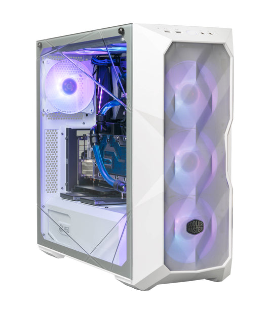 Cooler Master Masterbox TD500 ATX Case with 3x ARGB Fans White