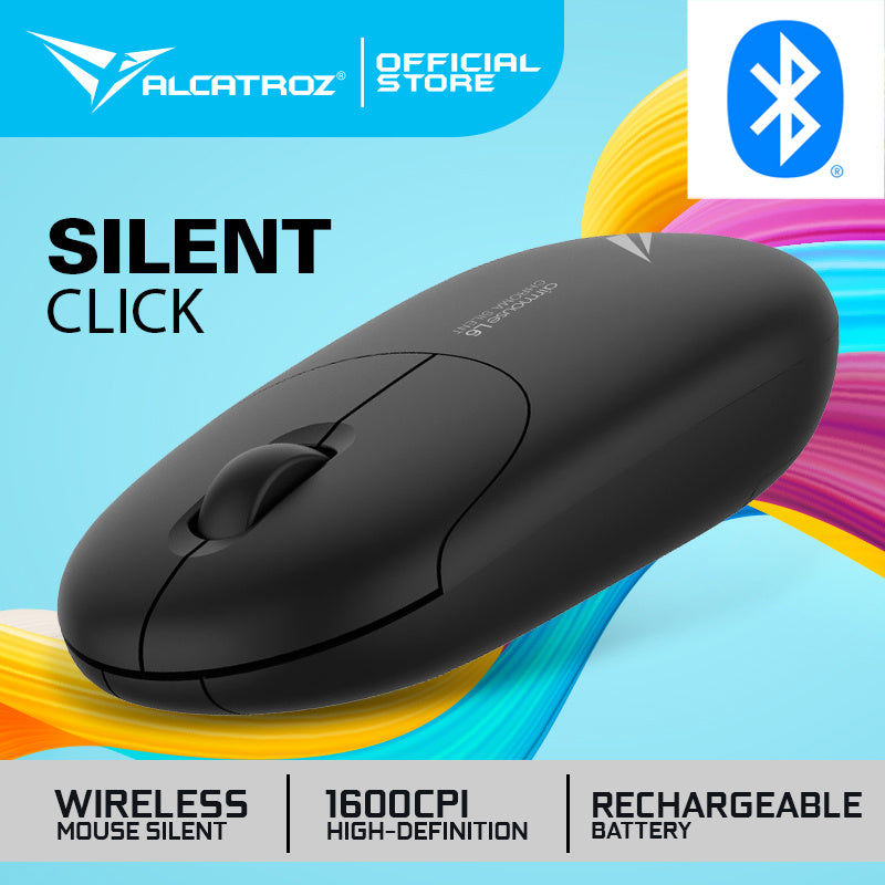 Alcatroz Airmouse L6 Chroma Rechargeable Wireless Mouse Blαck