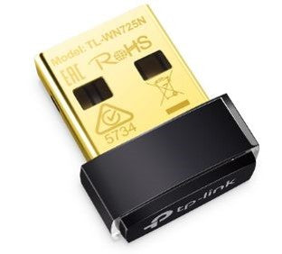 TP-LINK WIRELESS ADAPTER TL-WN725N N150 USB 2.0, NANO SUPPORT 64/128 bit WEP WPA-PSK/WPA2-PSK BLACK
