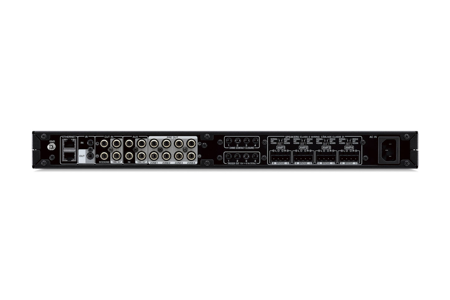 YAMAHA XDA-QS5400RK MusicCast Multi-Room Streaming Amplifier (4 Zone, 8 Channel)