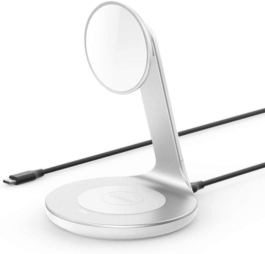 Anker PowerWave 2in1 Magnetic Stand Charger White