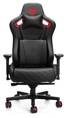 HP OMEN CITADEL GAMING CHAIR, 4D ADJUSTABLE ARMRESTS, BLACK RED