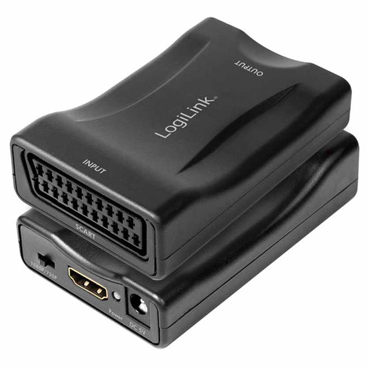 LOGILINK CV0160 SCART/F TO HDMI-A/F CONVERTER 1080p BLACK
