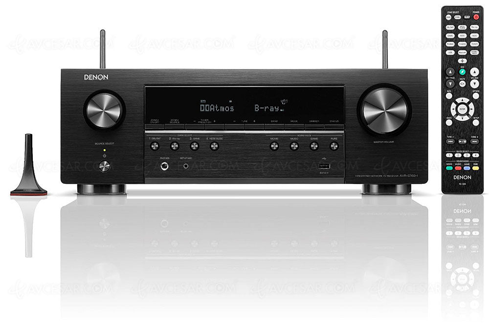 Denon AVC-S660H 5.2ch 8K AV Receiver, Voice Control and HEOS Built-in®