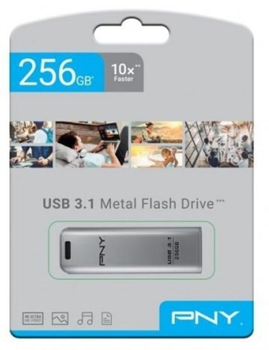 PNY Elite Steel USB 3.1 Stick 256GB