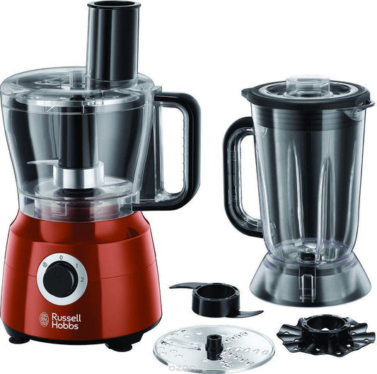 Russell Hobbs Desire 24730-56 Multimixer 600W with 2.5lt Bucket and Blender Jug Red