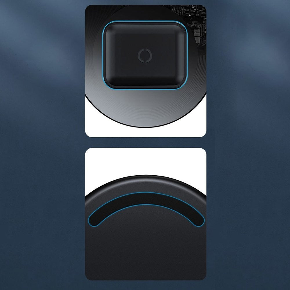 Baseus Simple 2in1 QI Wireless Charger Turbo Edition 24W Black
