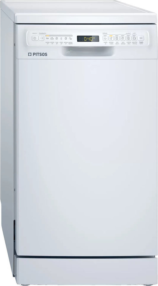 Pitsos DSS60W00 Freestanding Dishwasher for 9 Dishes White