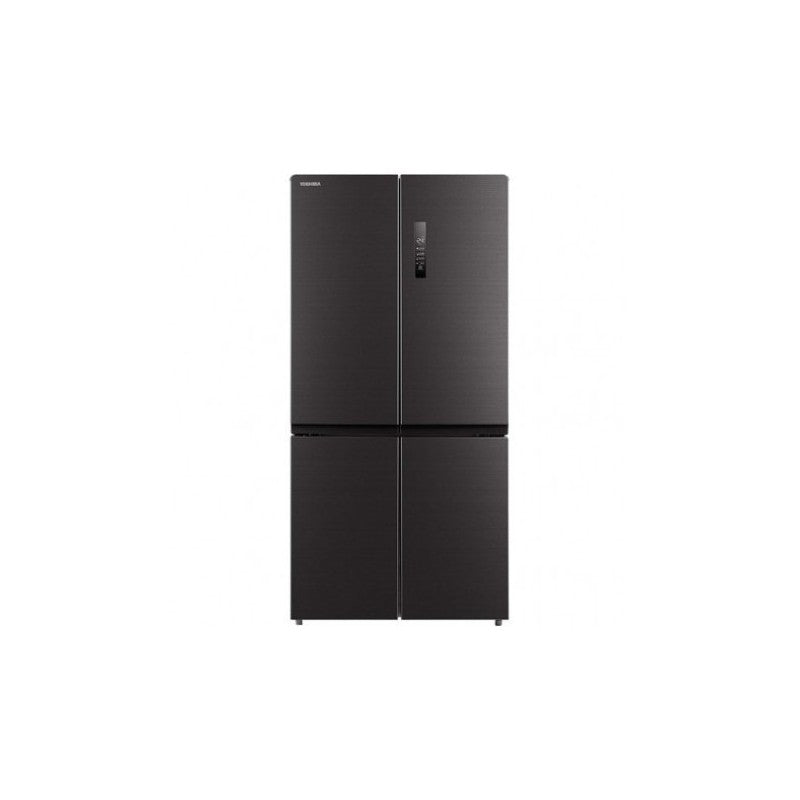 TOSHIBA 4 DOOR REFRIGERATOR RF840WE Black Inox