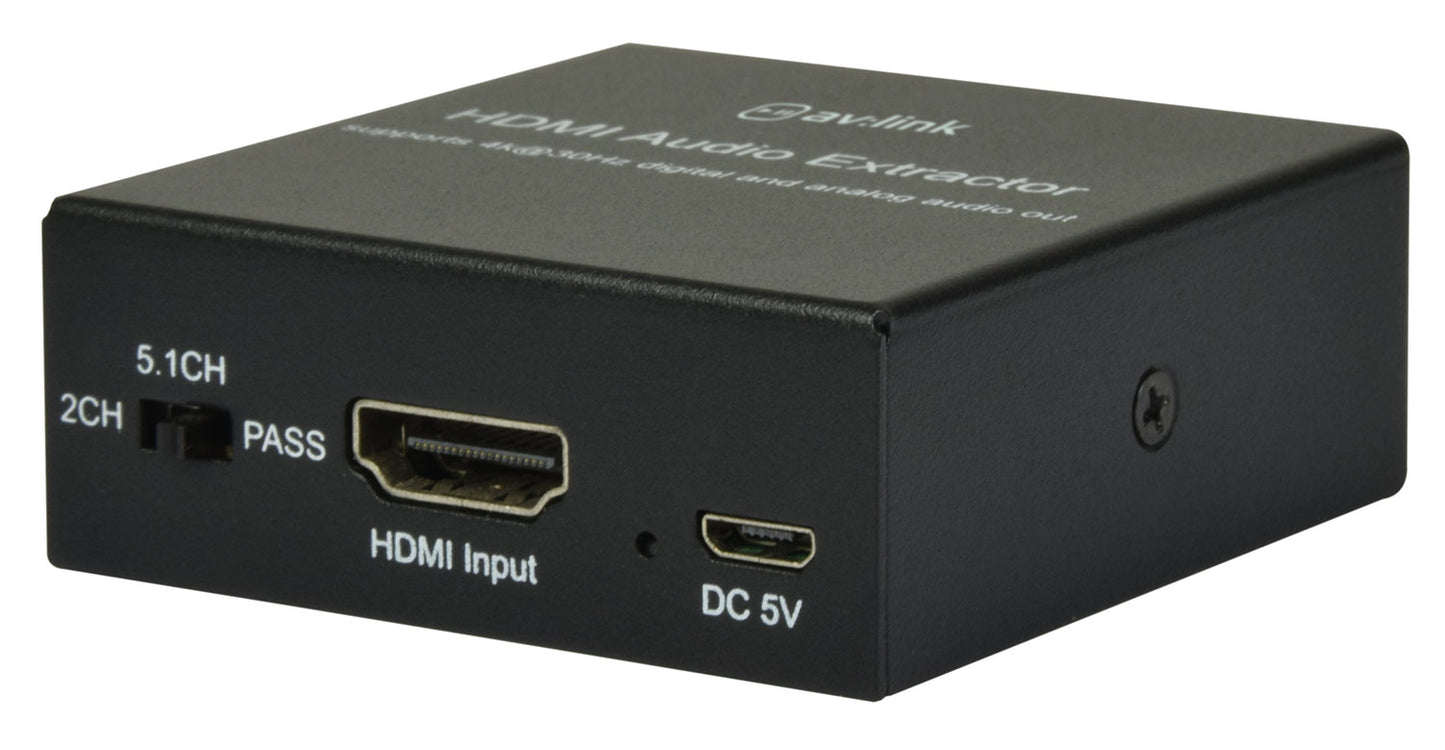 AV:Link 4K HDMI Digital Audio Extractor 128.514UK