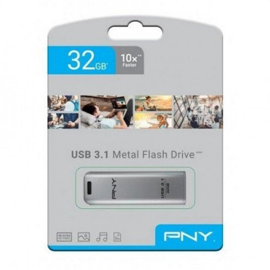PNY Elite Steel USB 3.1 Stick 32GB