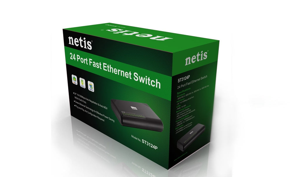 Netis ST-3124P Ethernet Switch 24port