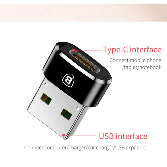 Baseus Adaptor USB-C Female to USB-A Male