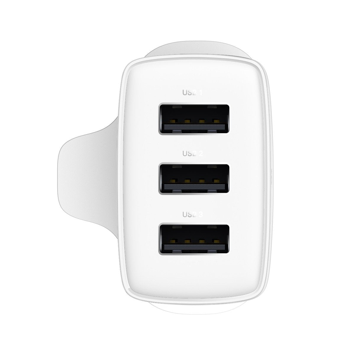 Baseus Charger Wall 3xUSBA 3.4A UK White