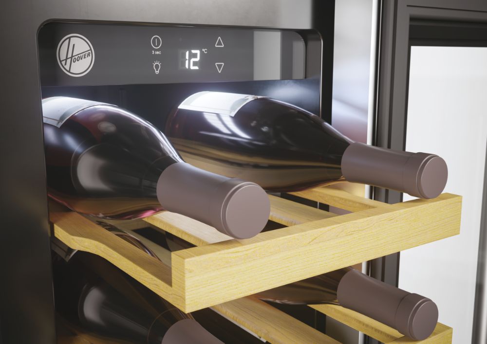 HOOVER HWCB30 Integrated, Wine Cabinet, 30cm, 19 Bottles