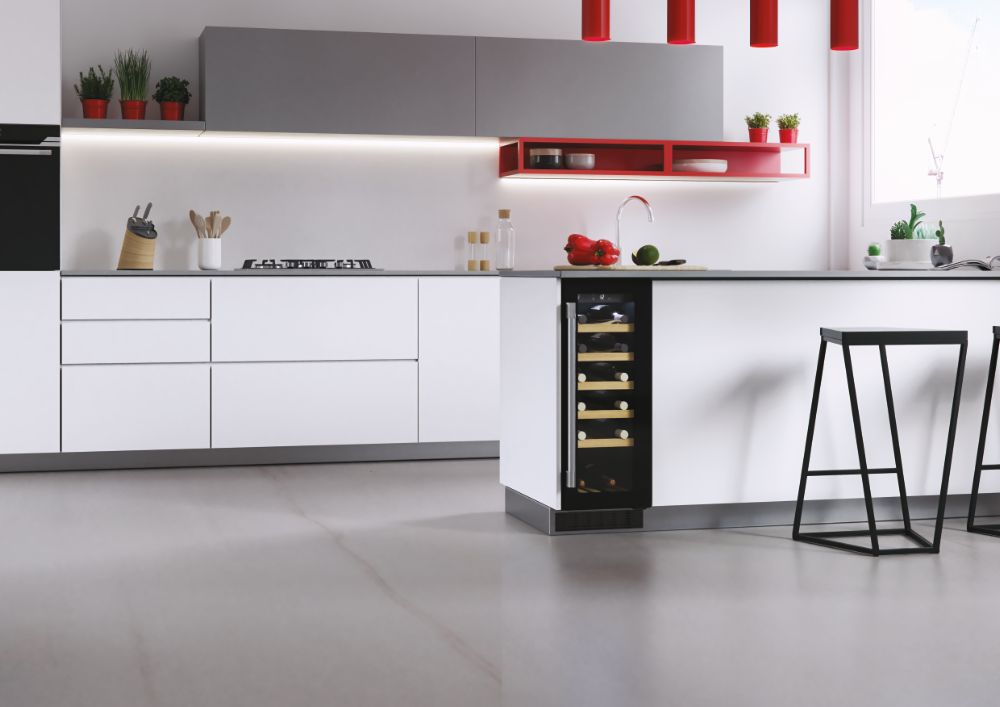 HOOVER HWCB30 Integrated, Wine Cabinet, 30cm, 19 Bottles